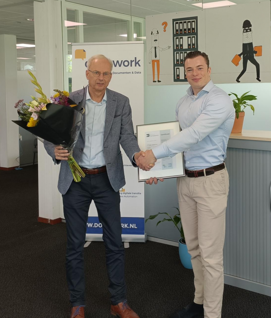 Overhandiging ISO certificaat